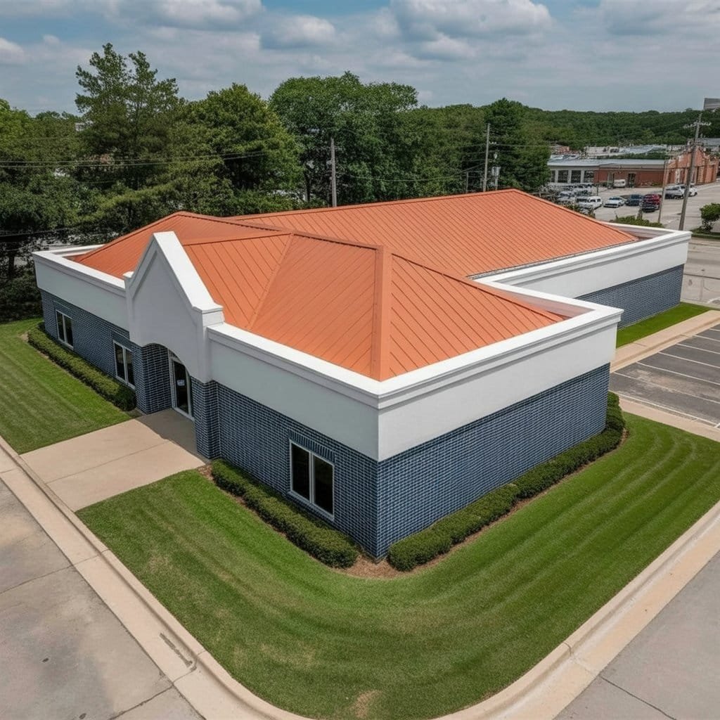 commercial metal roofing installation