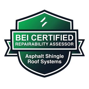 BEI Roof Repair Certified Badge