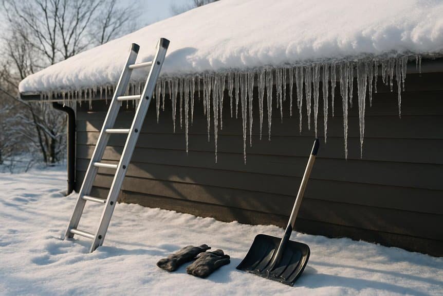 prevent winter roof damage