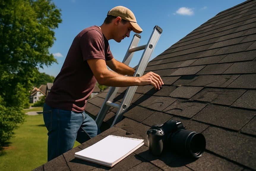 roofing damage claim process