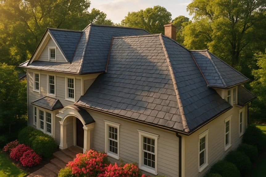 slate roof aesthetic enhancement