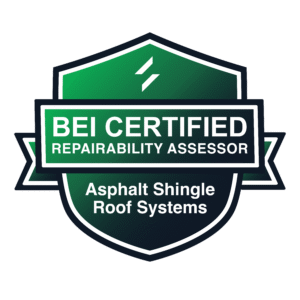 BEI Certified Repairability Assessor Roof Repair Expert LLC